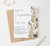 Minimalist Confirmation Card With Florals