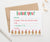 Kids Gingerbread Christmas Fill In Thank You Cards