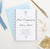 Personalized Blue First Communion Invitations With Lace