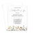 Rustic Personalised Funeral Invitations With Wildflowers