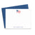 Classic Patriotic Custom Family Stationery With Last Name 