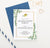 Greenery Graduation Party Personalized invitation with Diploma