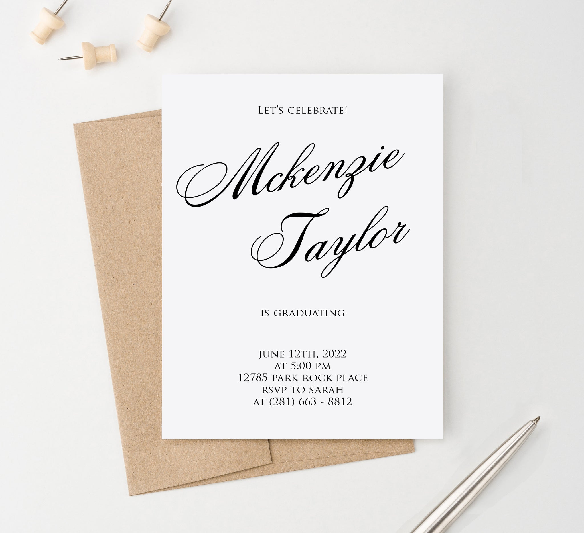 Graduation Commencement Ceremony Invitation Design Your Own Graduation
