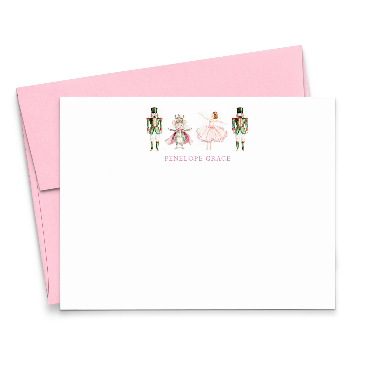 Nutcracker Personalized Stationery For Girls