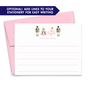 Nutcracker Personalized Stationery For Girls