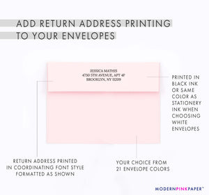 Personalized Lamb Note Cards With Envelopes