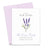 Elegant New Home Address Announcement Cards Lavender