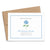 Watercolor We've Moved Announcement Card With Blue Hydrangea