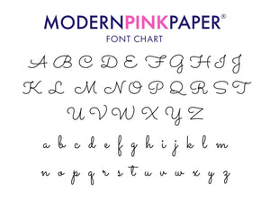 Font chart