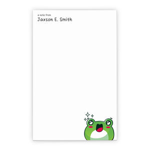 Kawaii Frog Themed Stationery Notepad Sets