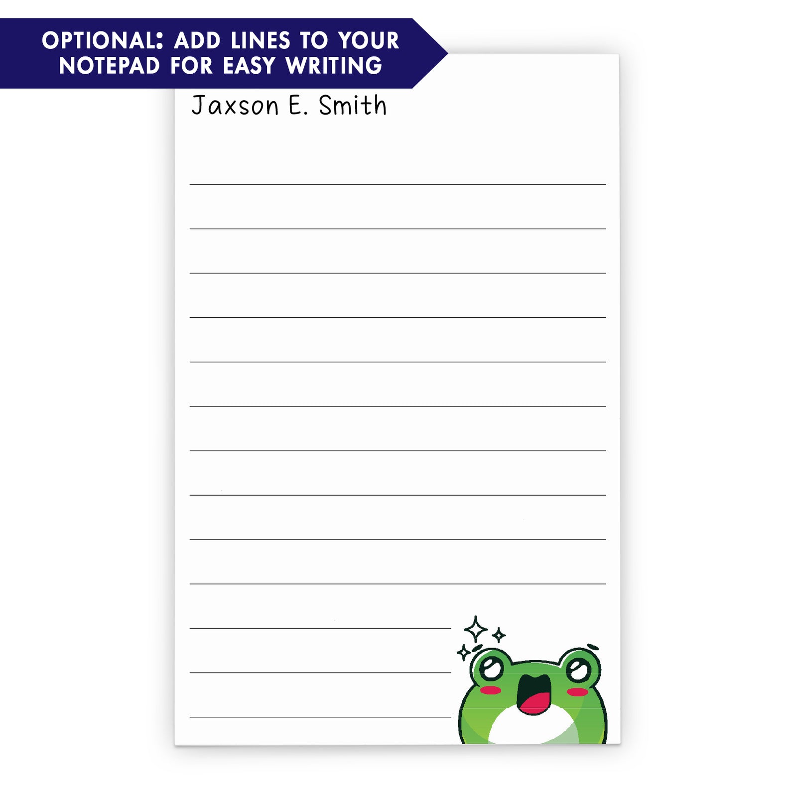 Kawaii Frog Themed Stationery Notepad Sets