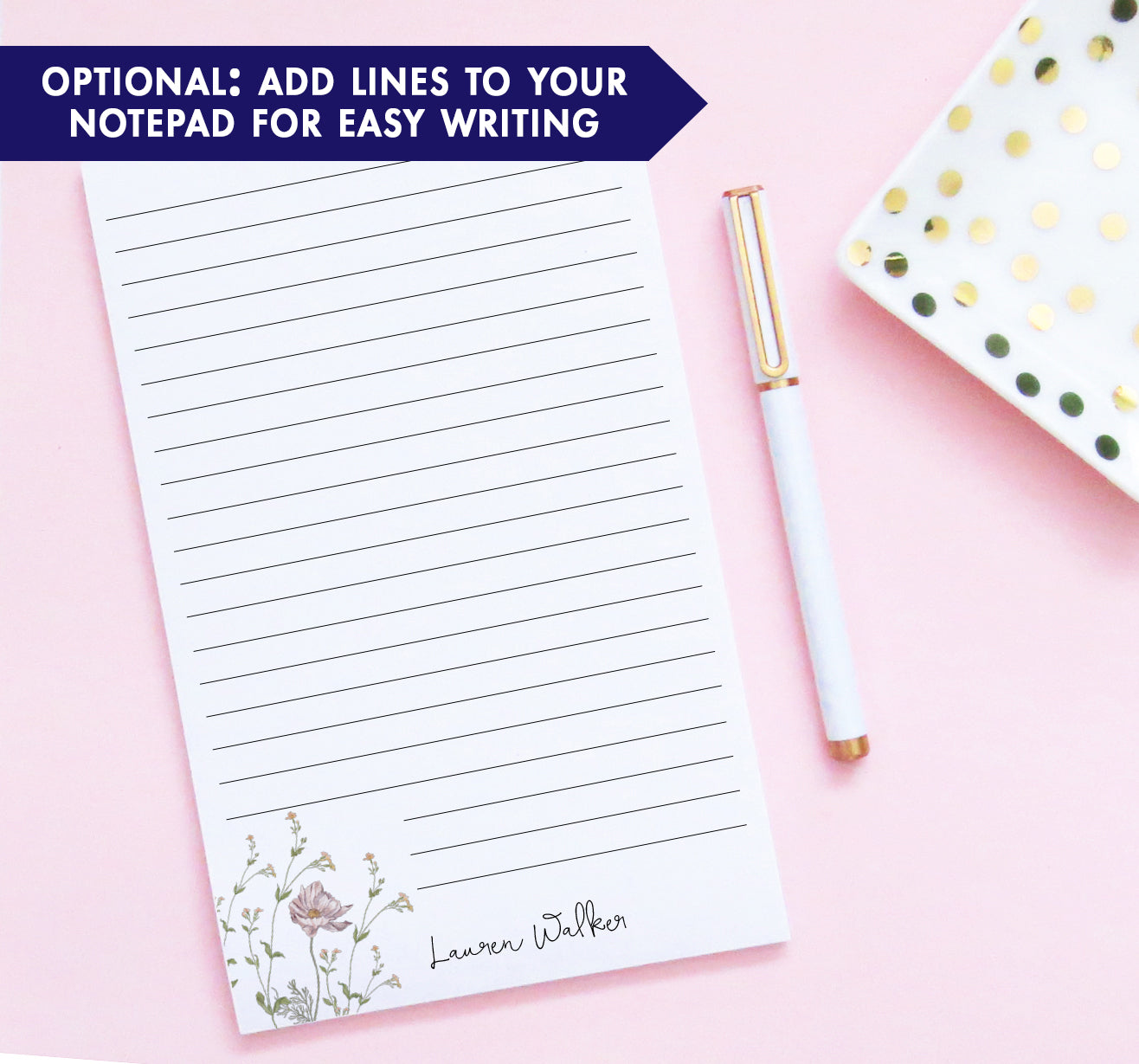 Pretty Paper For Letter Writing With Wildflowers