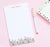 Classic Floral Personalized Notepads For Women