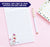 Wildflower Custom Stationery Notepads For Girls B