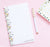 Custom Beautiful Stationery Paper With Spring Wildflowers