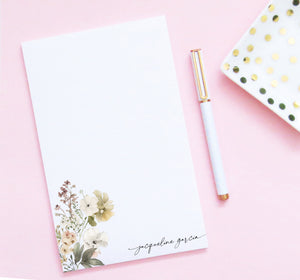 Floral Elegant Stationery Paper Personalized