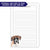 Boxer Dog Custom Stationery Notepad Or Choose Your Dog Breed