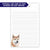 Shiba Inu Custom Stationery Notepad Or Choose Your Dog Breed