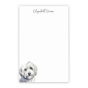 Havanese Custom Stationery Notepads Or Choose Your Dog Breed