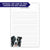 Border Collie Custom Monogram Notepad Or Choose Your Dog Breed