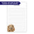 Cocker Spaniel Customized Monogram Notepad Or Choose Your Dog Breed