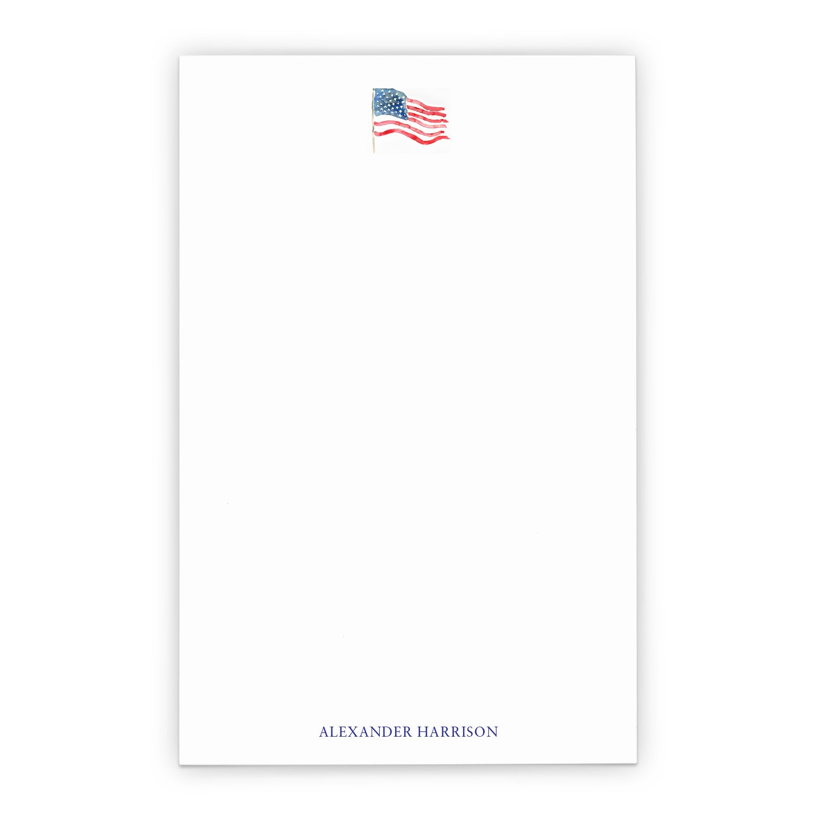 Classic Patriotic Customized Notepads For Adults 