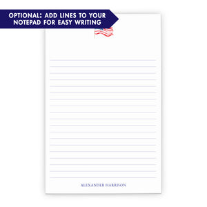 Classic Patriotic Customized Notepads For Adults