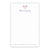 Personalized Family Stationery Notepad With American Flag