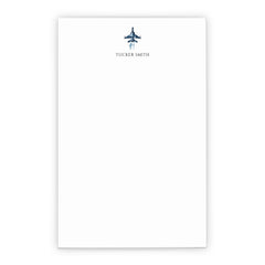 Fighter Jet Personalized Notepad With Name