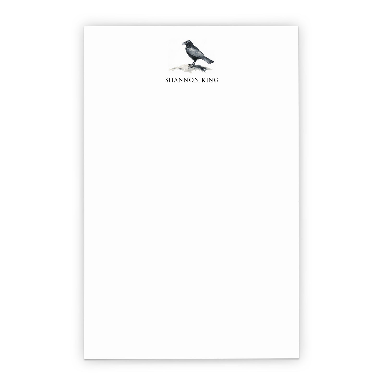 Raven Personalized Notepads With Name