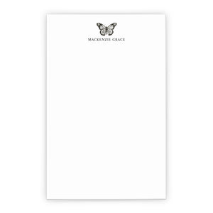 Butterfly Personalized Note Pads With Name