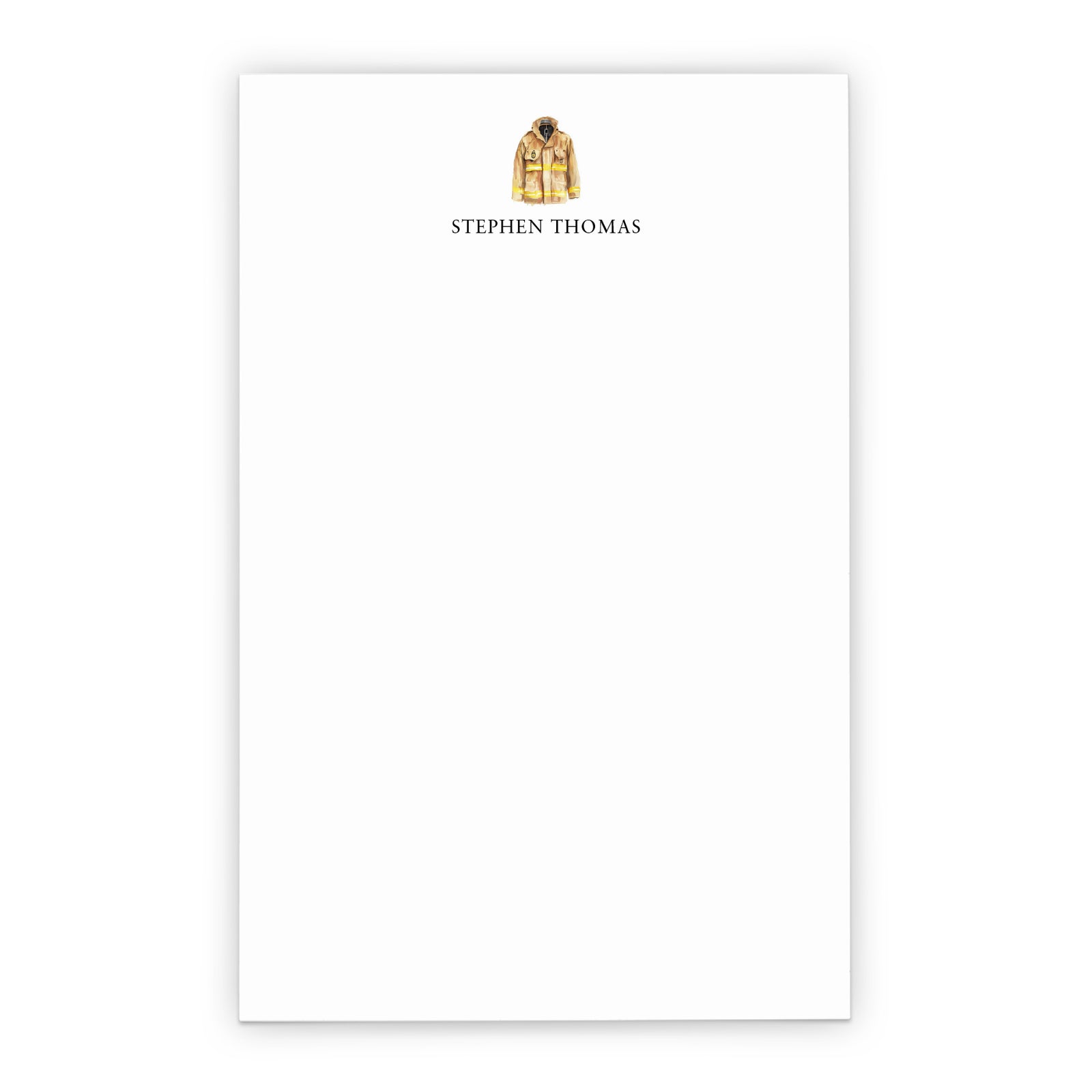 Firefighter Personalized Notepad