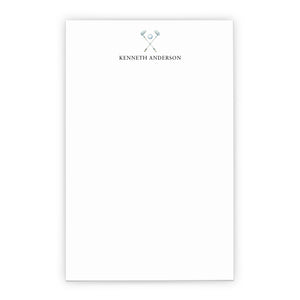 Golf Themed Personalized Notepad
