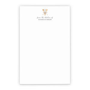 Baking Themed Personalized Notepad