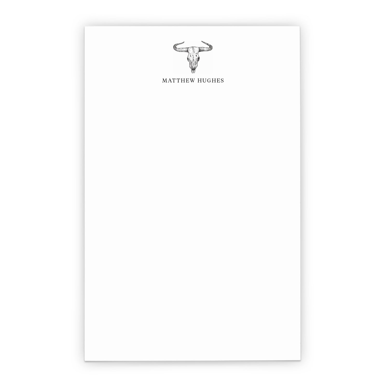 Longhorn Personalized Notepad