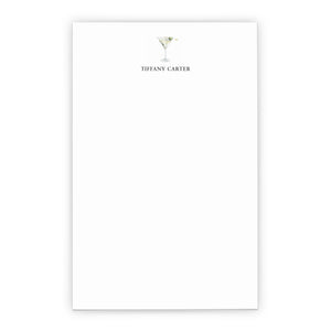 Dirty Martini Personalized Notepad