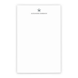 Military Star Personalized Notepad