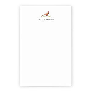 Pheasant Personalized Notepad