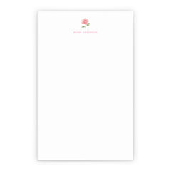 Pink Rose Personalized Notepad