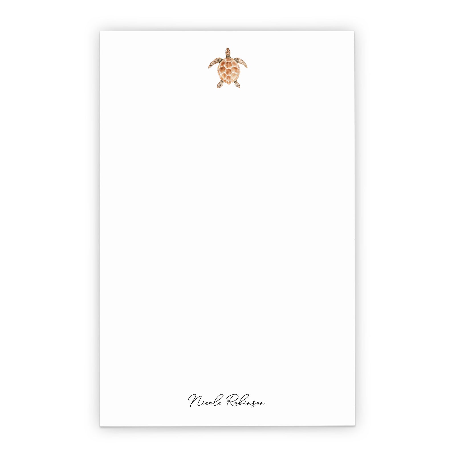 Sea Turtle Personalized Notepad