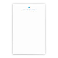 Star Of David Personalized Notepad