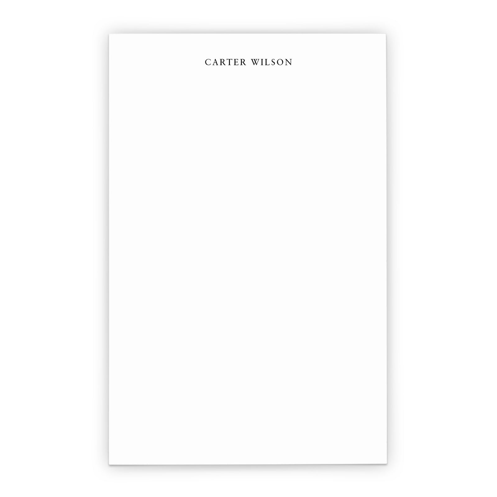 Minimalist Personalized Name Notepad