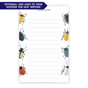 Bug Personalized Notepad For Kids