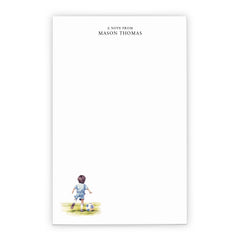 Soccer Boy Personalized Notepad