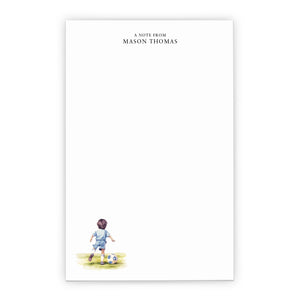Soccer Boy Personalized Notepad