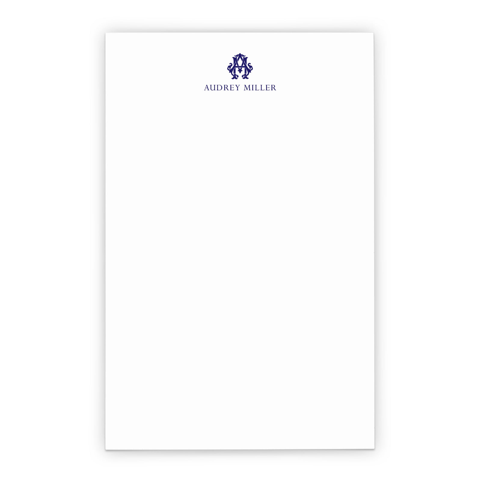 Elegant Monogram Personalized Notepad