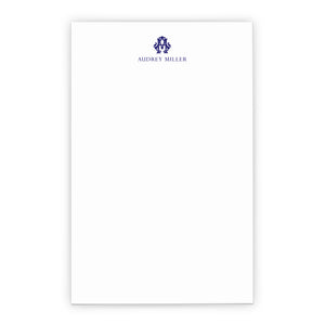 Elegant Monogram Personalized Notepad