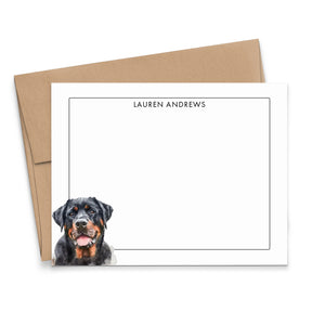 Rottweiler Stationery Note Cards Or Choose Your Dog Breed