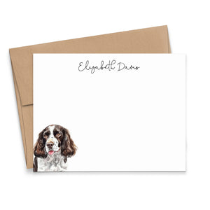 English Springer Spaniel Stationery Set Or Choose Your Dog Breed