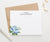 Colorful Custom Hydrangea Stationery And Envelope Set